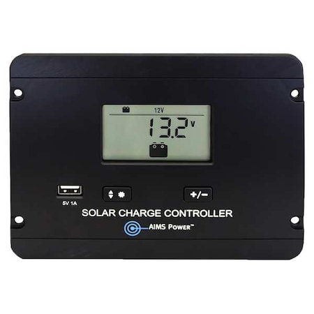 Solar Charge Cntrllr, 30A, 24 V DC, 15 V DC MPN:SCC30AFM