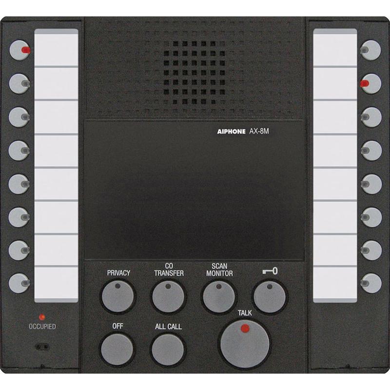 Intercoms & Call Boxes, Intercom Type: Audio Master Station , Connection Type: Corded , Number of Stations: 1 , Height (Decimal Inch): 3.000000  MPN:AX-8M