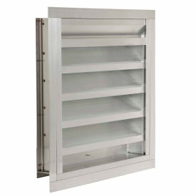 Combination Louver / Damper with Flange 60