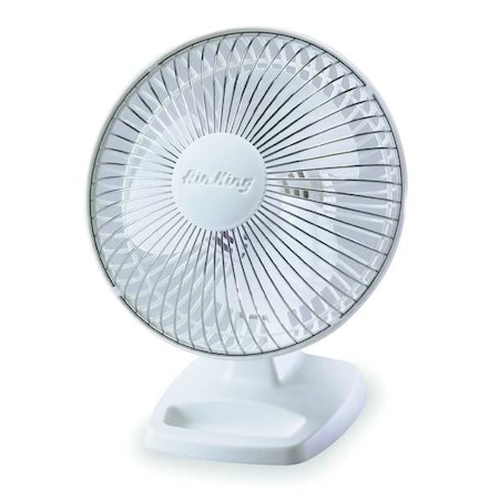 Floor Fan, 6 in, Non-Oscillating, 2 Speeds, 120VAC, Tilting Head MPN:9146