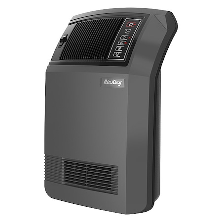 Portable Electric Heater, Black, 1500 W MPN:8911