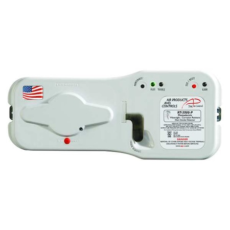 Smoke Detector, Painted Enamel, 5-1/2