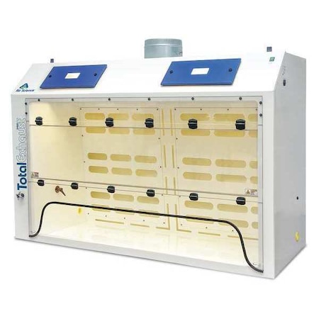 Polypropylene Total Exhuast Fume Hood, Width: 72