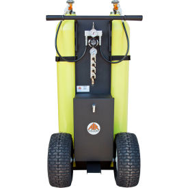 2-Cylinder MULTI-PAK™ LG Cylinder Air Cart 4 Outlets 5000 PSI Alarm Whistle MP-2300ENB MP-2300ENB-Schrader