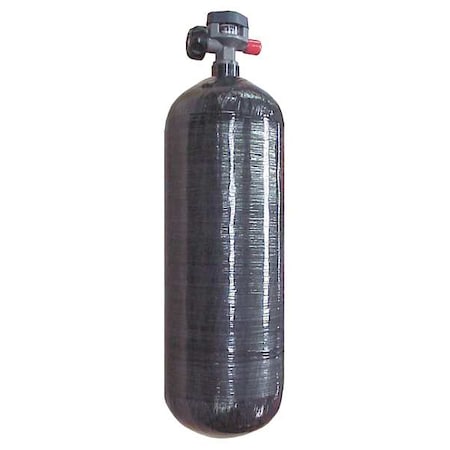 SCBA Cylinder, Carbon Fiber, 4500 psi, Gray MPN:AC-87