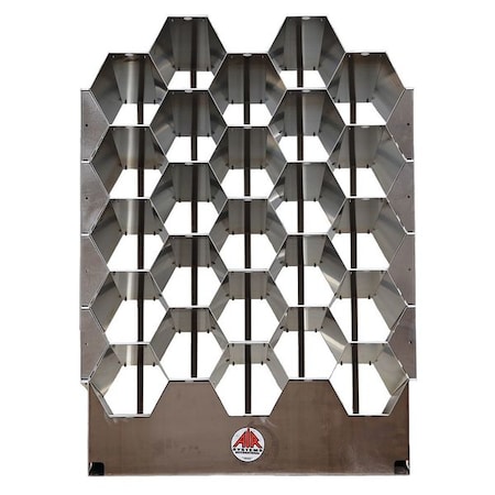 Air Cylinder Rack, Silver, Aluminum MPN:AK40-25