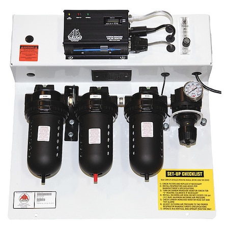 Breathing Air Filtration System, 125 psi MPN:BB100-COPM