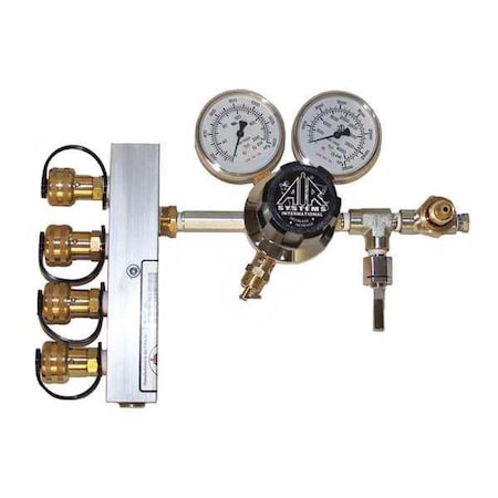 4-Outlet Breathing Air Manifold MPN:HP-CW1-346