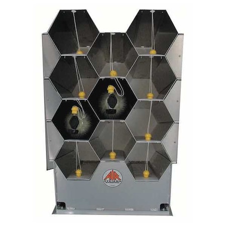 SCBA Rack, Aluminum, 11 Cylinder MPN:AK24-11