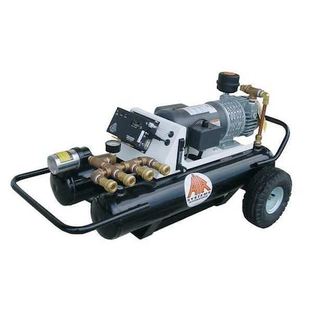 Compressor, Air Tank, CO Monitor MPN:BAC-203TCO