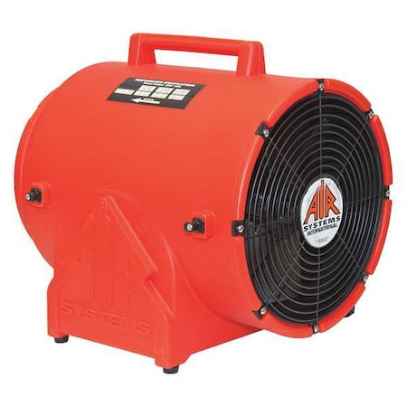 Portable Fan, Orange, 15 1/4