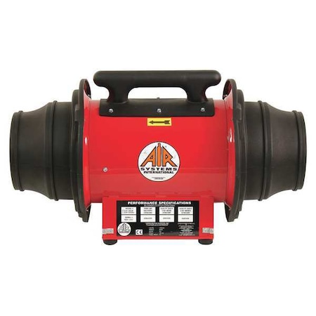 Confined Sp Fan, Steel, Red, 10 or 8 In MPN:SVF-10AC50
