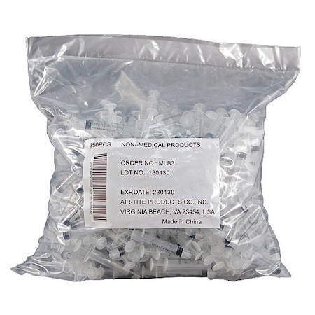 Syringe, Bulk, 3mL Luer Lock, PK350 MPN:MLB3