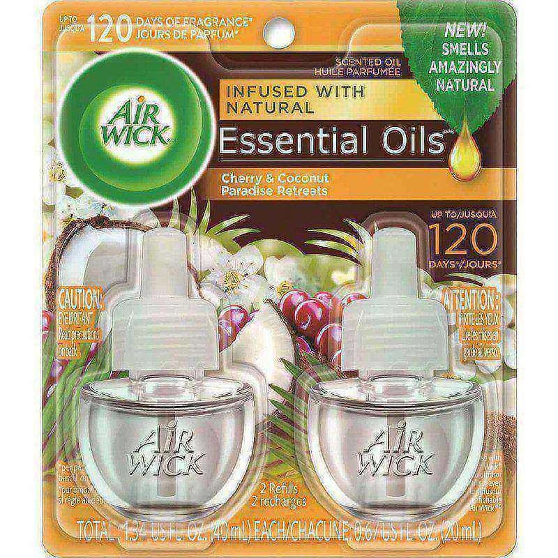 Life Scents Scented Oil Refills, Paradise Retreat, 0.67 oz, 2/Pack, 6 Packs/Carton MPN:RAC91110 - Pkg Qty 6