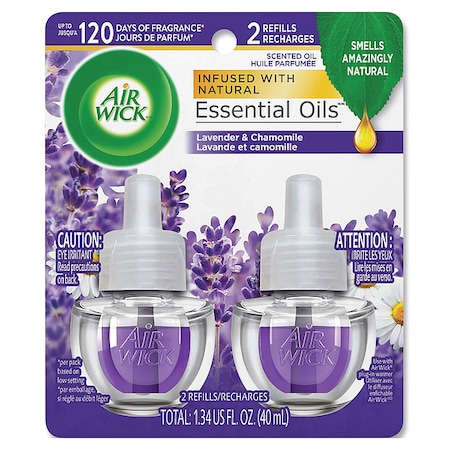 Scented Oil Refill, Lavender and Chamomile, 0.67 oz, PK2 MPN:62338-78473