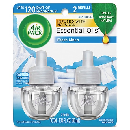 Scented Oil Refill, Fresh Linen, 0.67 oz, PK2 MPN:62338-82291