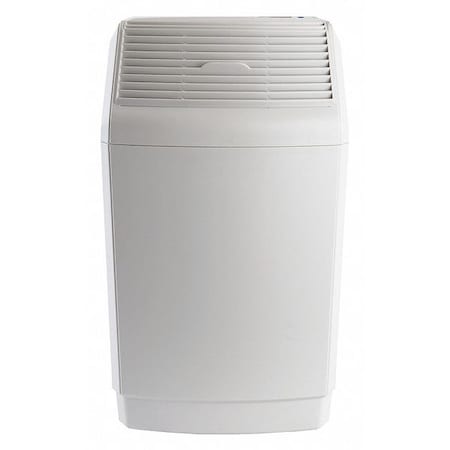 Portable Pedestal Humidifier, 8.5 gal Daily Output, 2, 700 sq ft, Cool Mist, Pour-In, White MPN:831000