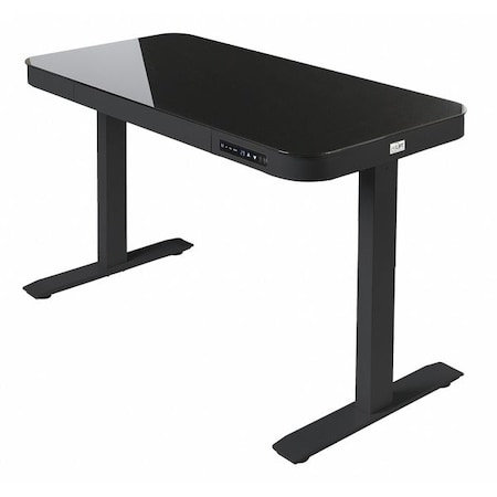 AIRLIFT Glass Electric Standing Desk, 48