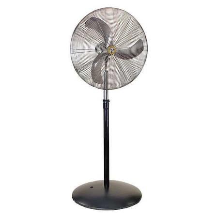 Standard Duty Air Circulator, Pedestal Mount, 20 in Blade Dia, 115V, 1, 657/2, 060/3, 100 cfm MPN:20898