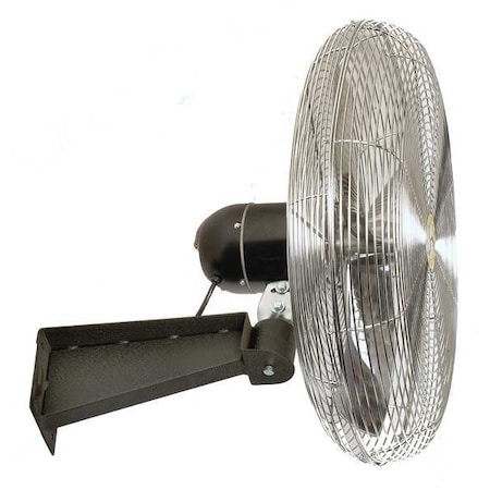 Standard Duty Air Circulator, Wall Mount, 24 in Blade Dia, 115V, 3, 325/4, 556/5, 588 cfm MPN:37144