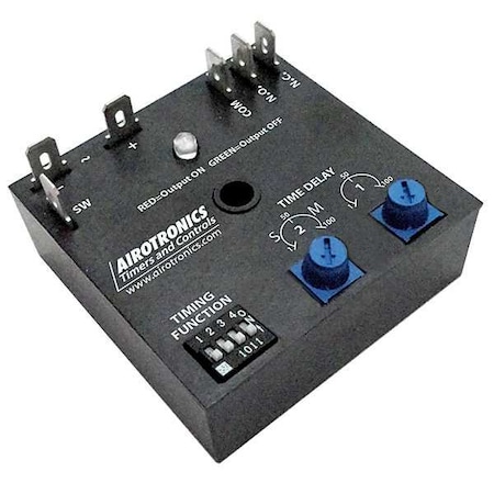 Multifunction Time Delay Relay, Square, 9 Functions 120V AC, SPDT MPN:MC1003601H