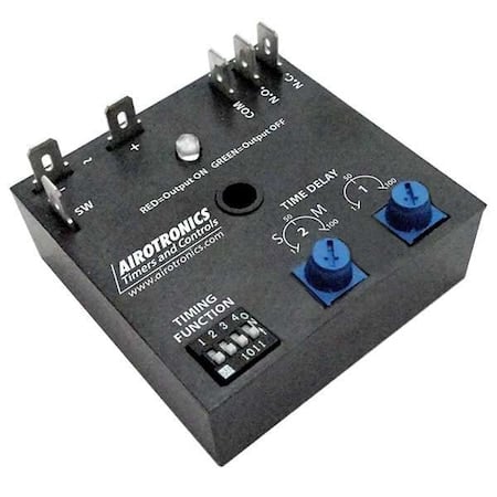 Multifunction Time Delay Relay, Square, 9 Functions 24V AC, SPDT MPN:MC3003601H