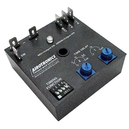 Multifunction Time Delay Relay, Square, 9 Functions 12V DC, SPDT MPN:MC7003601H