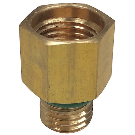 A/C Hose Adapter Coupler, Brass, 1-1/2