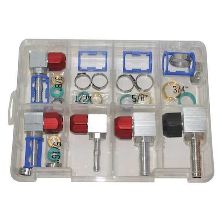 Line Splice 90 deg Repair Kit, SAE, 7 pcs. MPN:76075