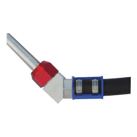 Connector 45 deg, 5/8 in Tube to No 10 Hose MPN:76714