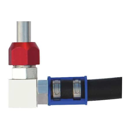 Connector 90 deg, 3/8 in. Tube to No 6 Hose MPN:76722