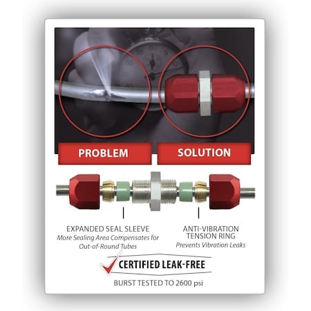 Lne Splice Strght Repair Kit, 16mm OD Lne MPN:77016