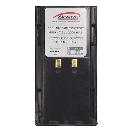 Battery Pack, 7.2 Voltage, 2200mAh Battery MPN:AIR5617