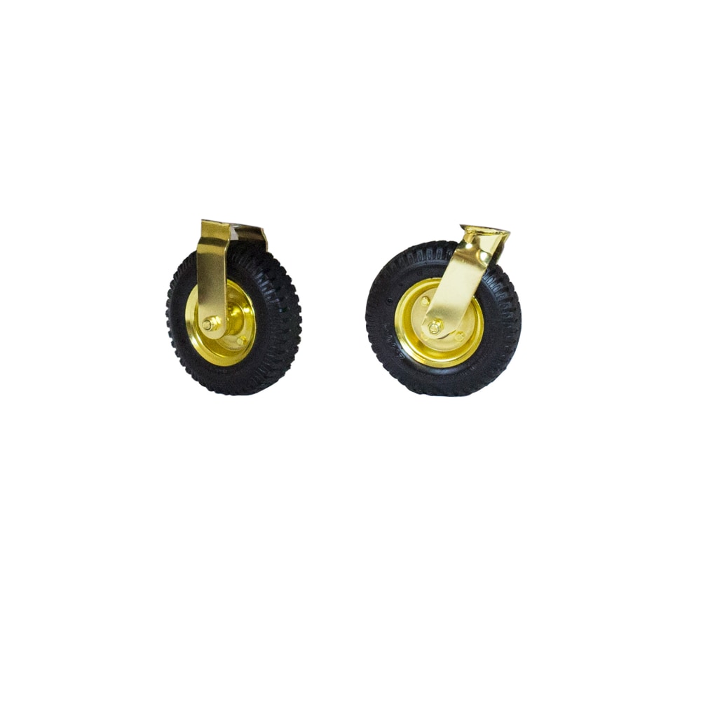 Hospitality 1 Source Pneumatic Wheels, 8in, Gold, Set Of 4 Wheels MPN:BCWHP8-GOLD