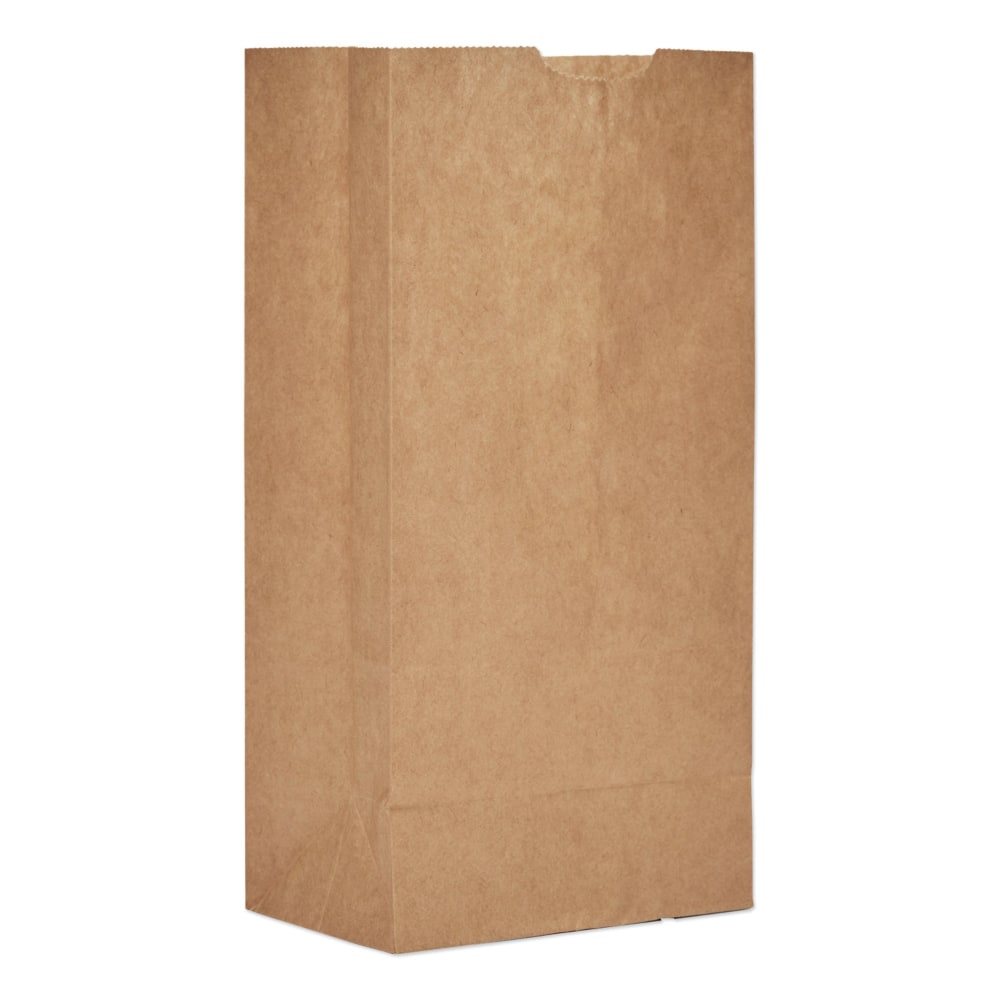 General Grocery Paper Bags, 9-3/4inH x 5inW x 3-3/16inD, Kraft Brown, Pack Of 500 Bags MPN:30904