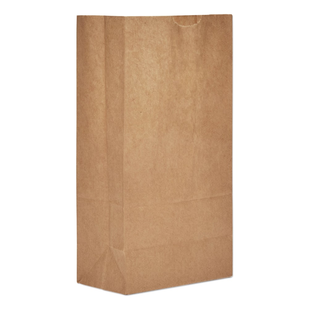 General Grocery Paper Bags, 11inH x 5-1/4inW x 3-1/2inD, Kraft Brown, Pack Of 500 Bags MPN:30905
