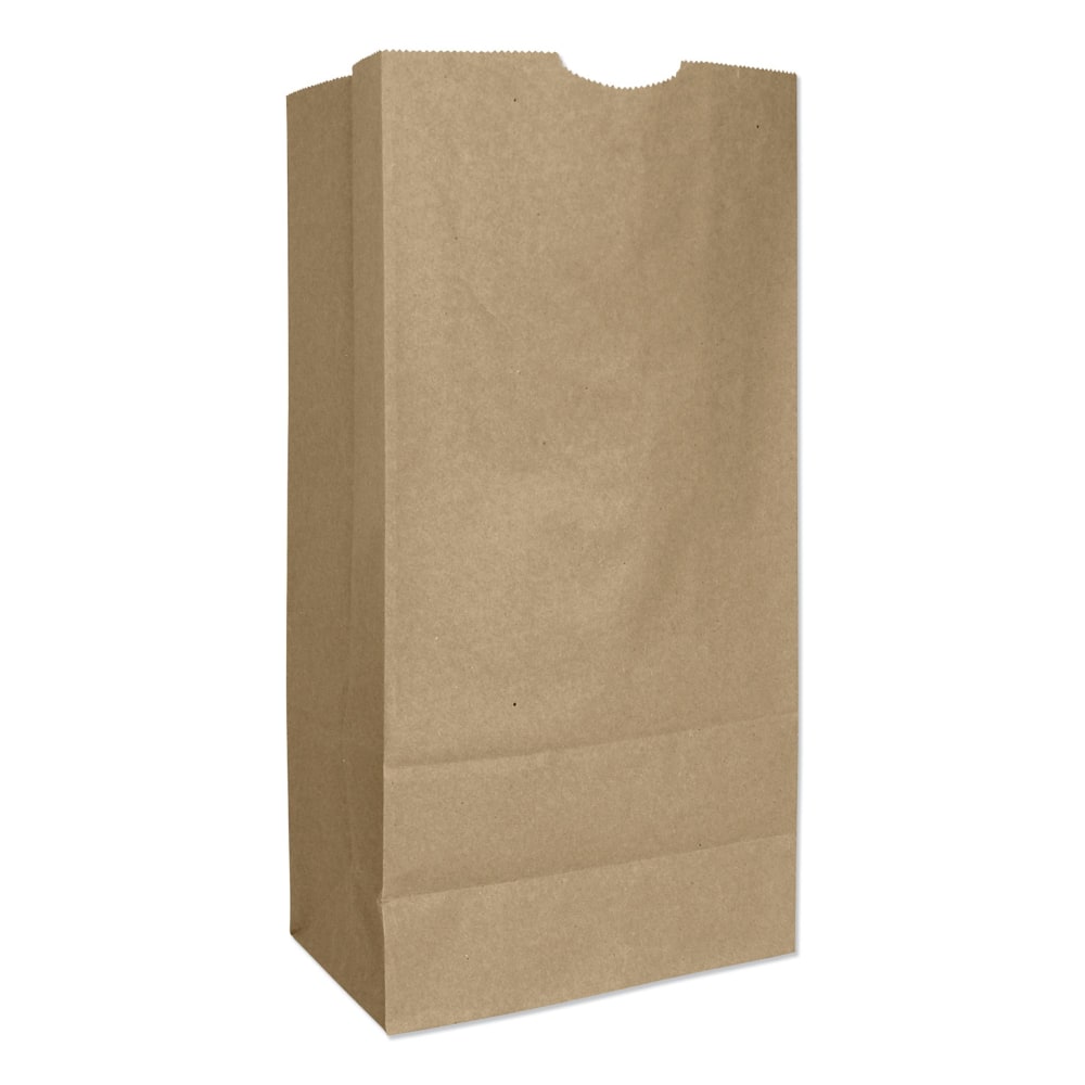 General Grocery Paper Bags, 16inH x 7-3/4inW x 4-13/16inD, Extra Heavy Duty Kraft Brown, Pack Of 500 Bags MPN:30916