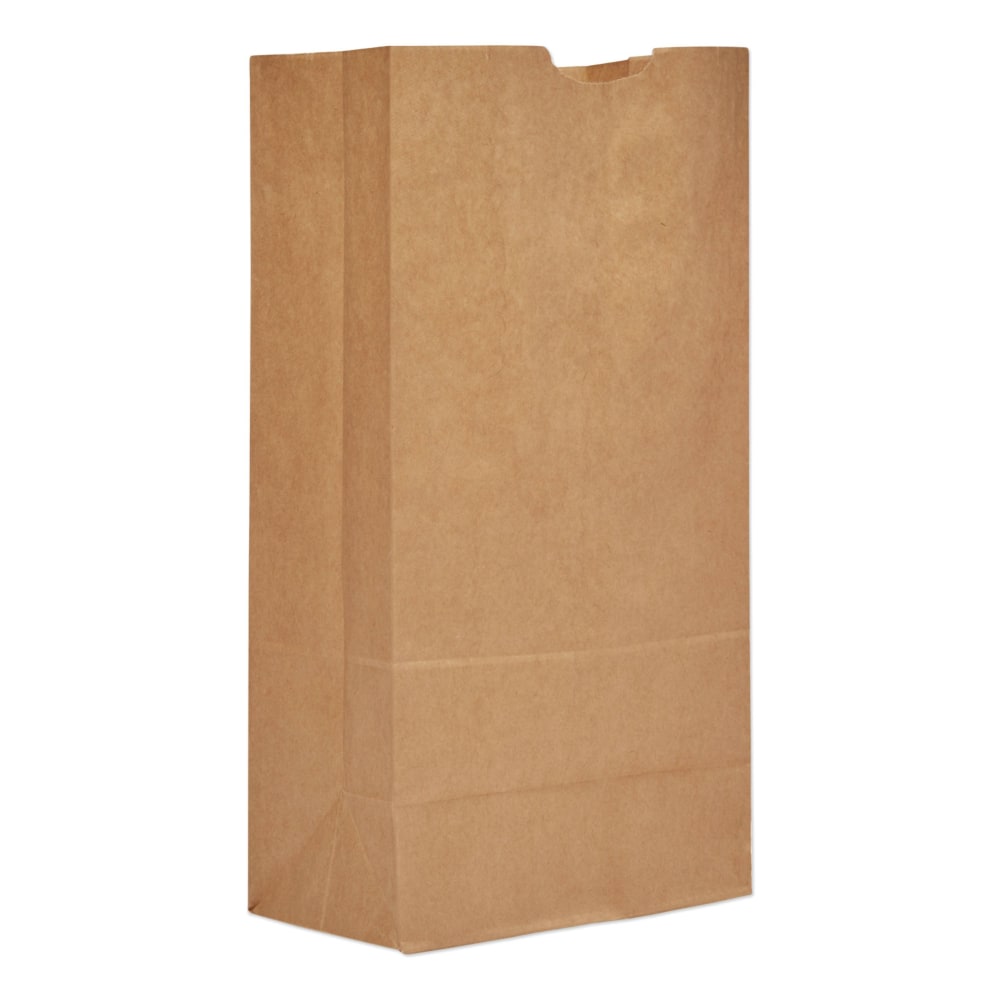 General Grocery Paper Bags, 16-3/16inH x 8-1/4inW x 6inD, Kraft Brown, Pack Of 500 Bags MPN:30920