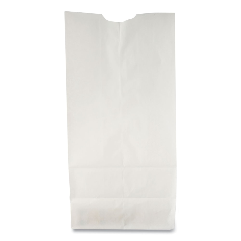 General Grocery Paper Bags, 7-15/16inH x 4-5/16inW x 2-1/2inD, White, Pack Of 500 Bags MPN:51002