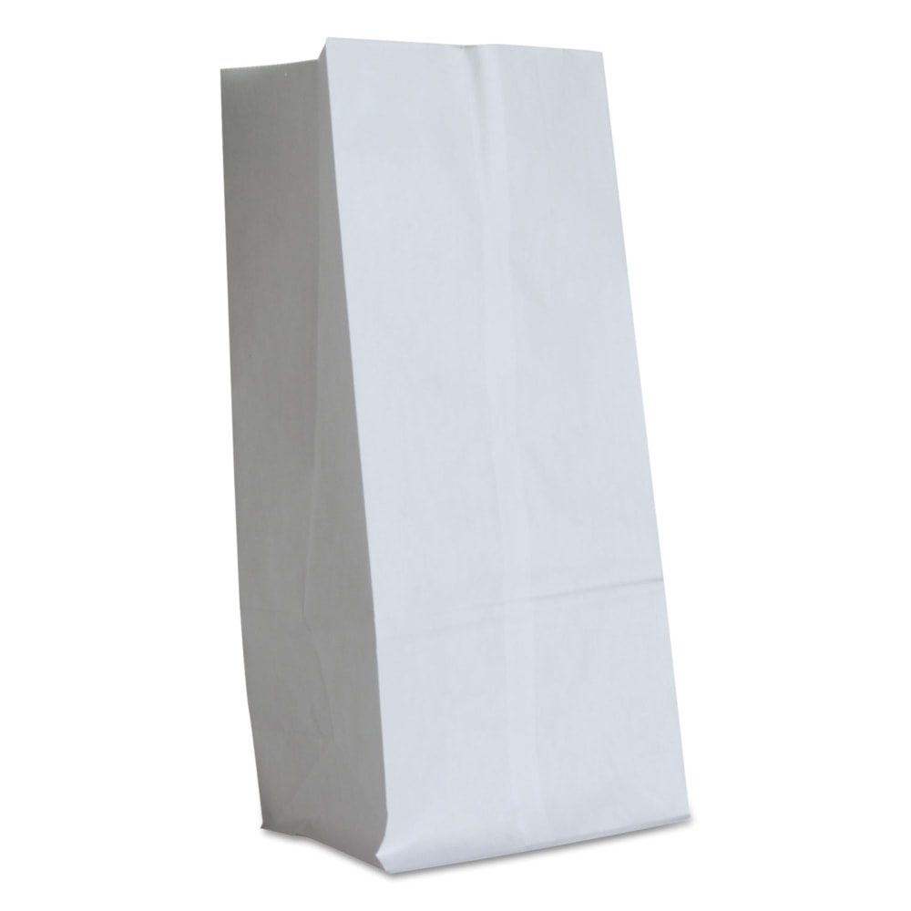 General Grocery Paper Bags, 16inH x 7-3/4inW x 4-13/16inD, White, Pack Of 500 Bags MPN:51036