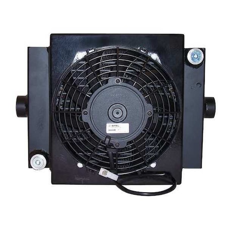 Forced Air Oil Cooler, 12 VDC, 2-30 GPM, 0.08 HP MPN:D10-12