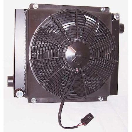 Forced Air Oil Cooler, 12VDC, 4 to 50 gpm MPN:D30-12