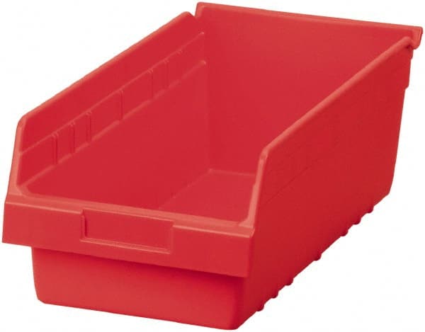 Plastic Hopper Shelf Bin: Red MPN:30088RED
