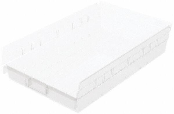 Plastic Hopper Shelf Bin: Clear MPN:30178sclar