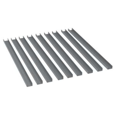 Bin Rail Accessory Kit, Gray, Steel MPN:30900