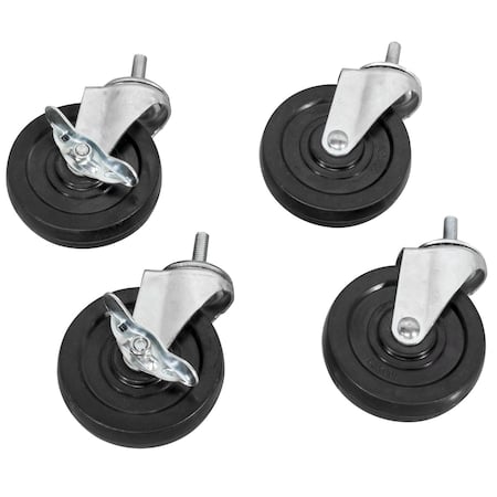 Swivel Caster Set W/ Brakes, 5 MPN:AWPCAST5Y