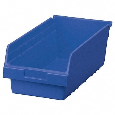 D5435 Shelf Bin Blue Plastic 6 in MPN:30088BLUE