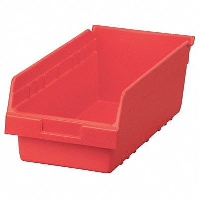 D5435 Shelf Bin Red Plastic 6 in MPN:30088RED