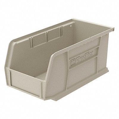 F8657 Hang and Stack Bin Stone Plastic 5 in MPN:30230STONE