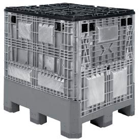Buckhorn® Plastic Folding Bulk Shipping Container 48
